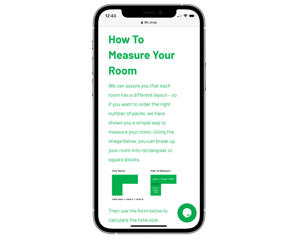 Measuring Floor Calculator